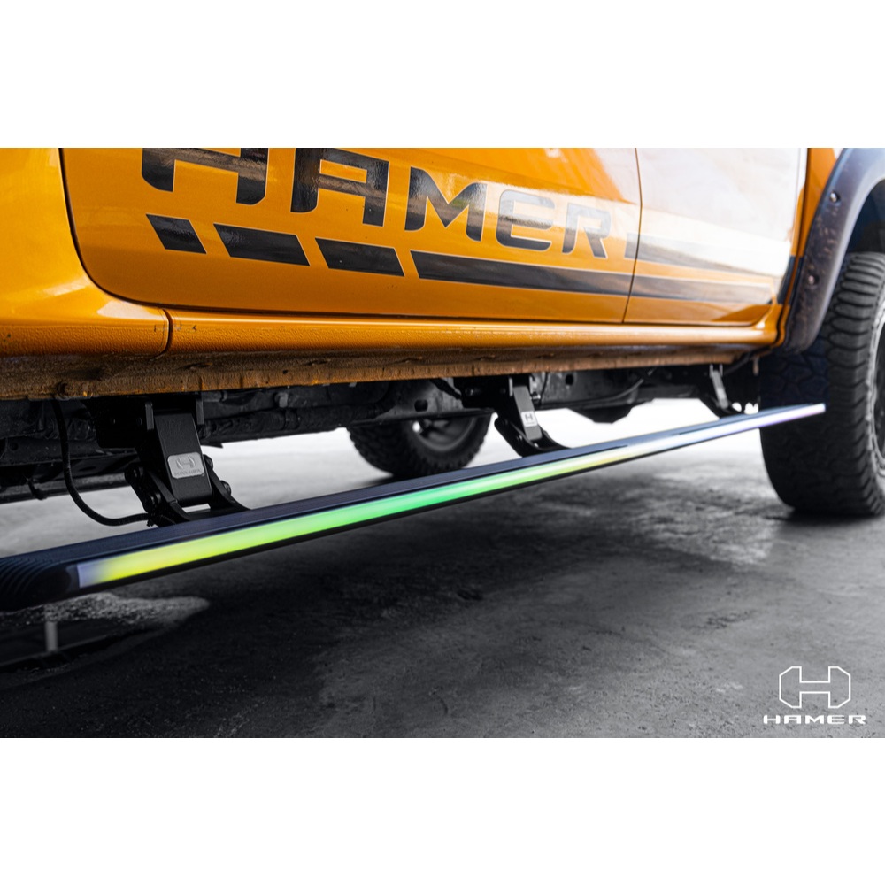 HAMER4x4 POWER STEPS (WITH LIGHT) FOR ALL CAR MODELS SIDE STEPS บันไดไฟฟ้า