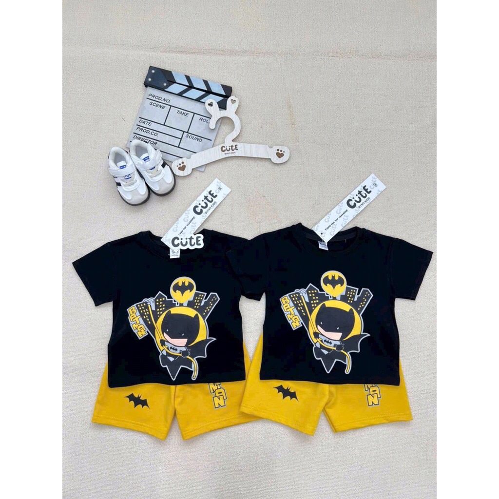 ชุดเซ็ตเด็กลาย Batman สุดเท่ ใส่สบาย [พร้อมส่ง]