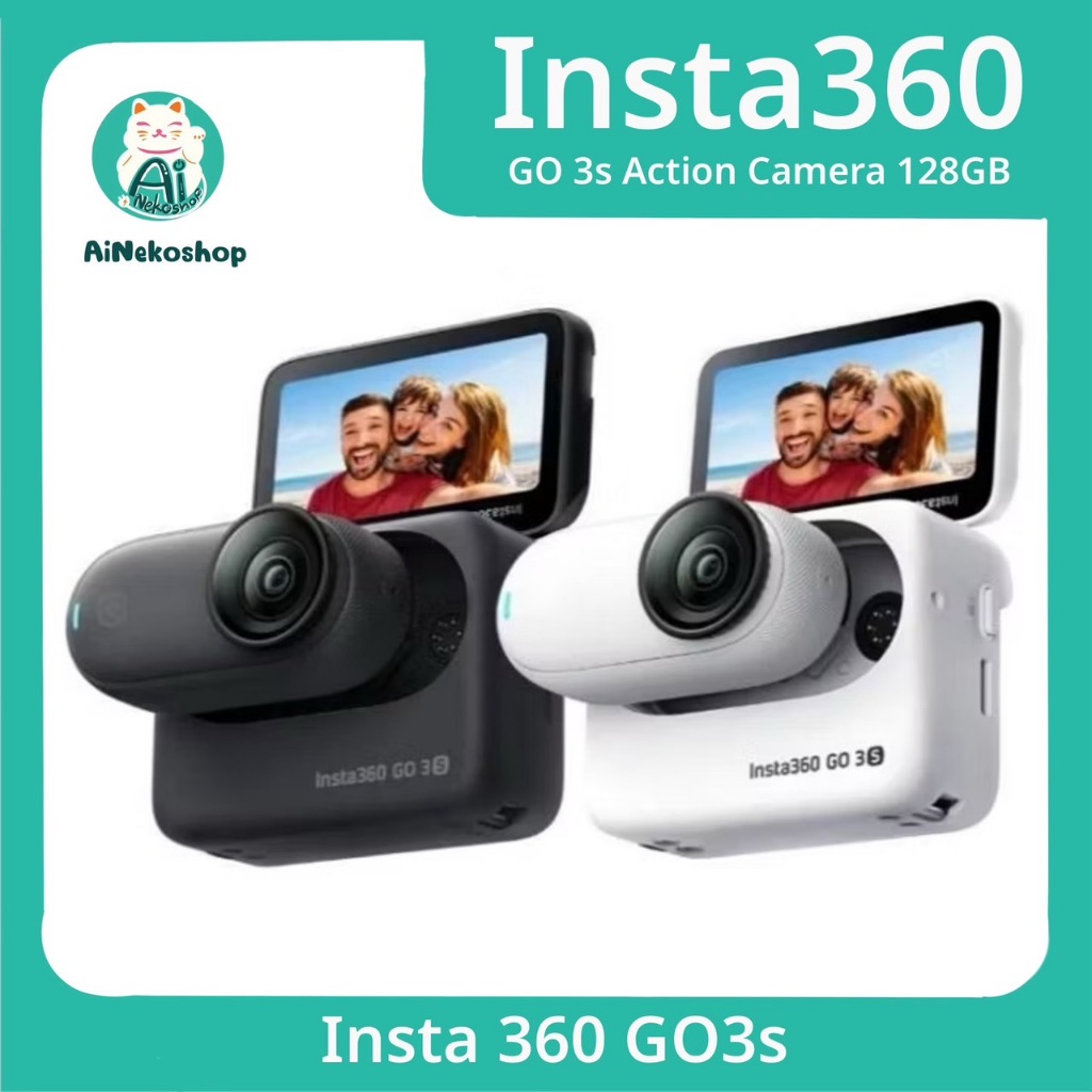 Insta360 GO 3s Action Camera 128GB Black / White ประกันศูนย์ไทย Insta 360 GO 3s Insta360 GO3s