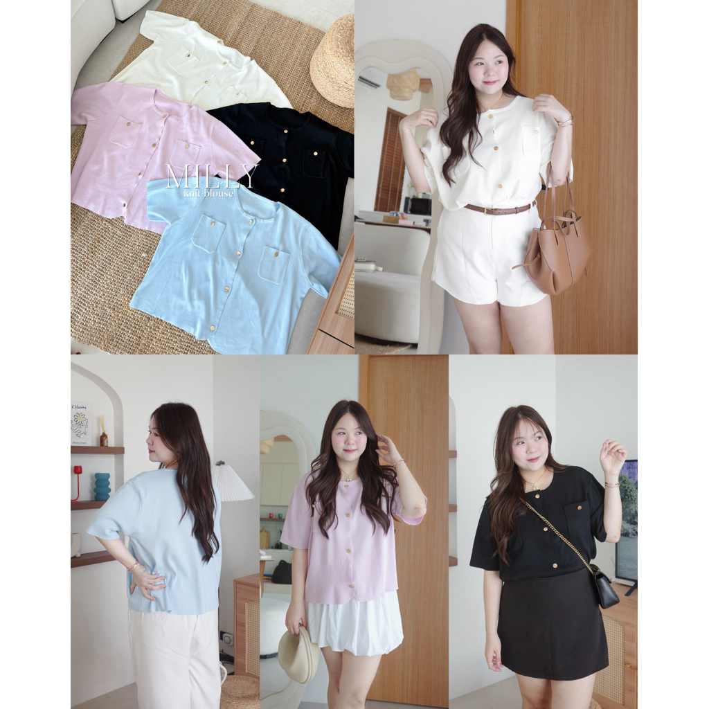8.8 New in' Milly Knit Blouse