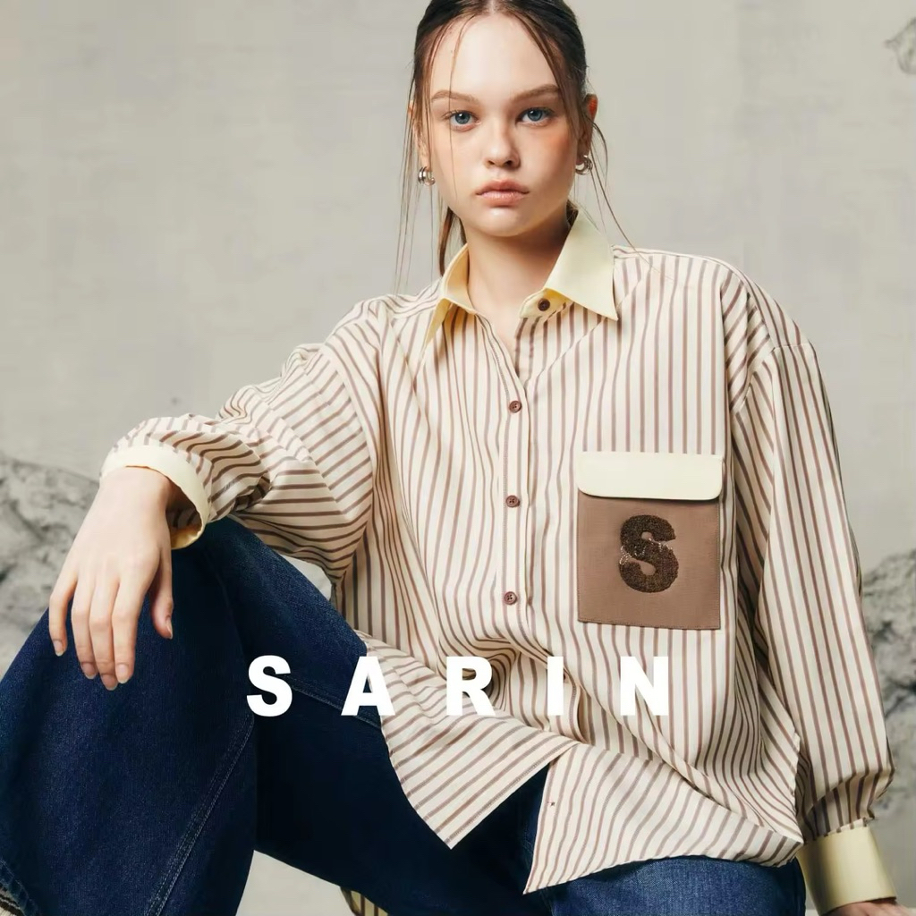 New🤎Sarin puipui shirt ปุยปุย ขนาดใหม่ (ใช้โค้ดลดได้คะ)