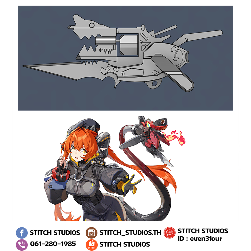 [สินค้าพรีออเดอร์] ไฟล์พร๊อบ Orphie & Magus