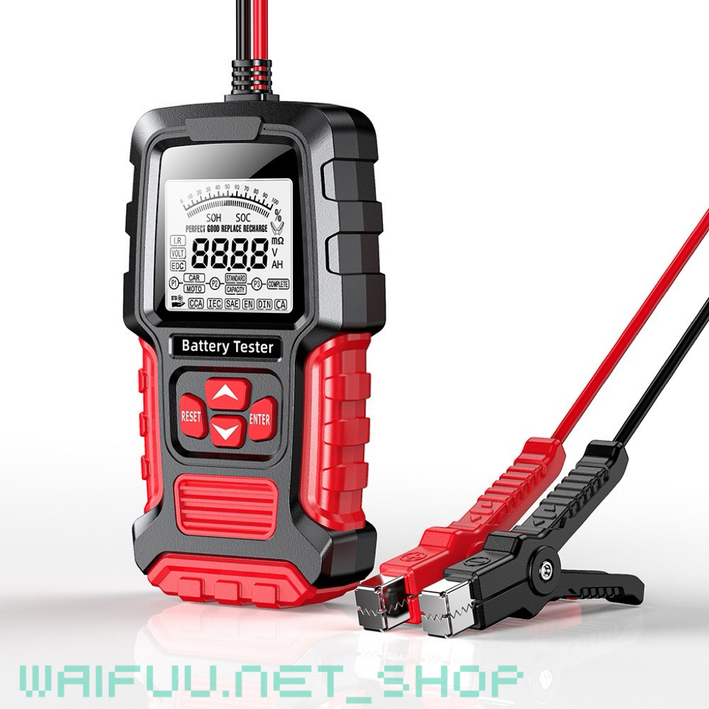 FOXSUR-FBT-300 12V 24V Battery tester analyzer measures CA CCA values for all types of car and motor