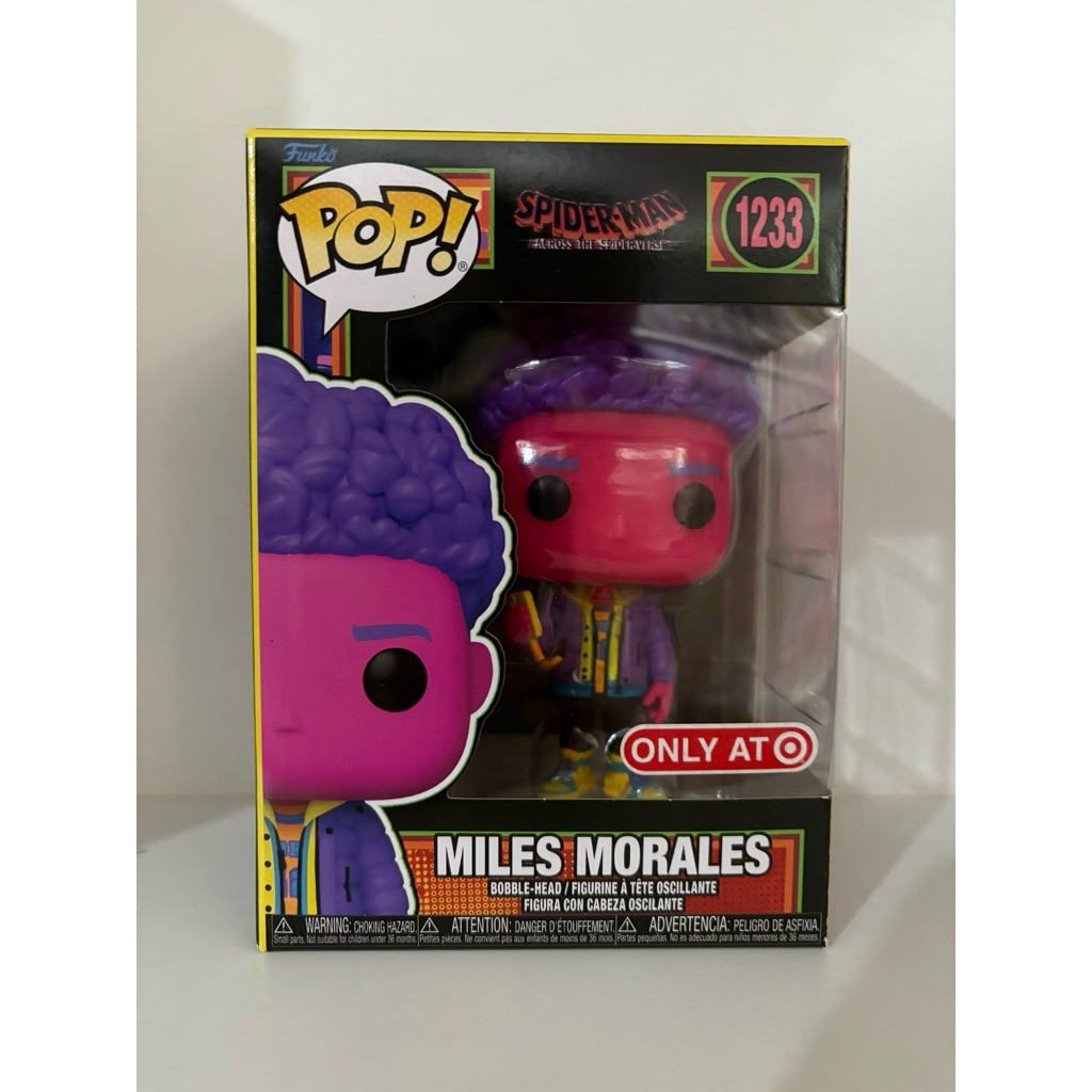 Funko Pop Miles Morales Blavight Marvel Spider-Man Across the Spider-Verse Exclusive 1233
