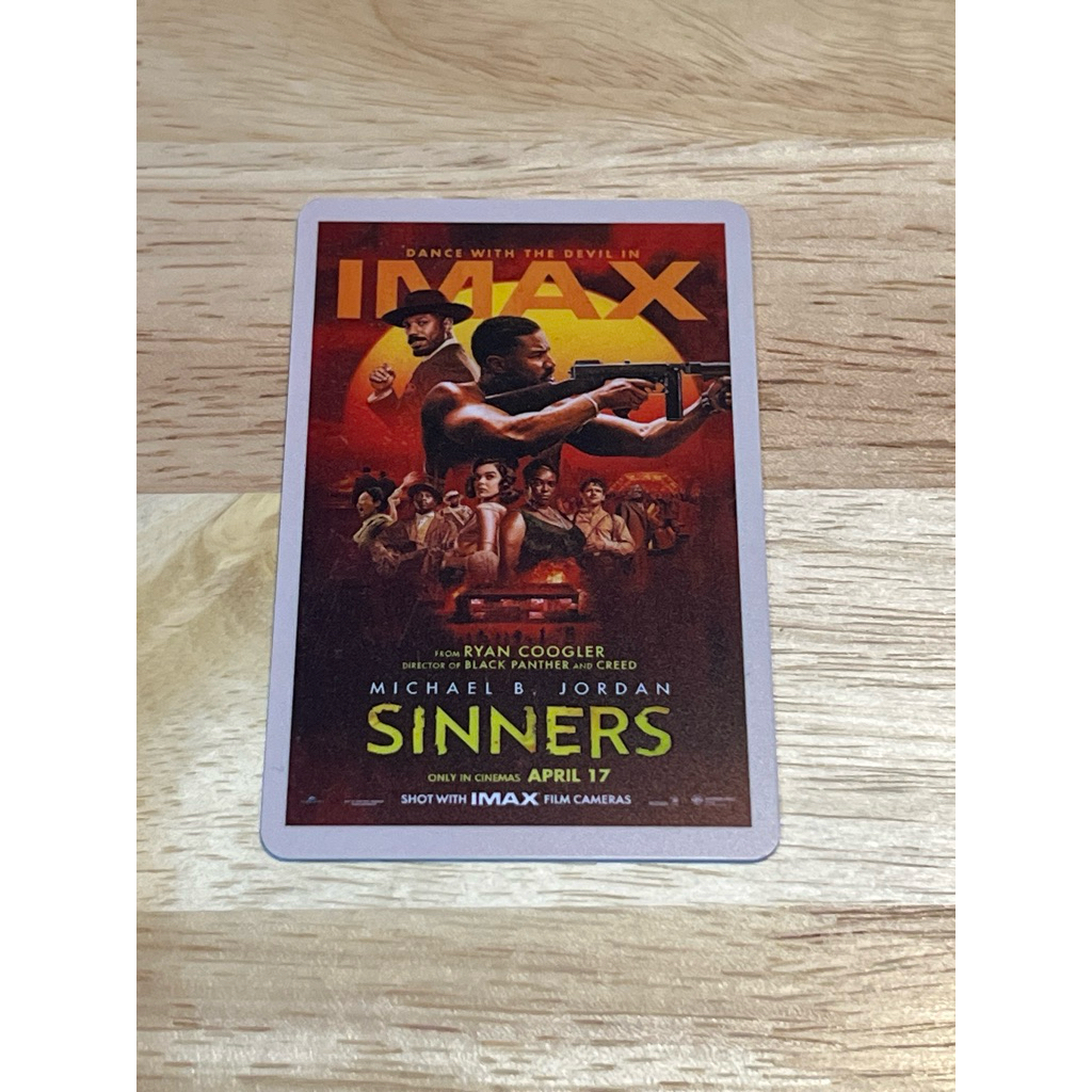 การ์ดสะสม IMAX เรื่อง Sinners