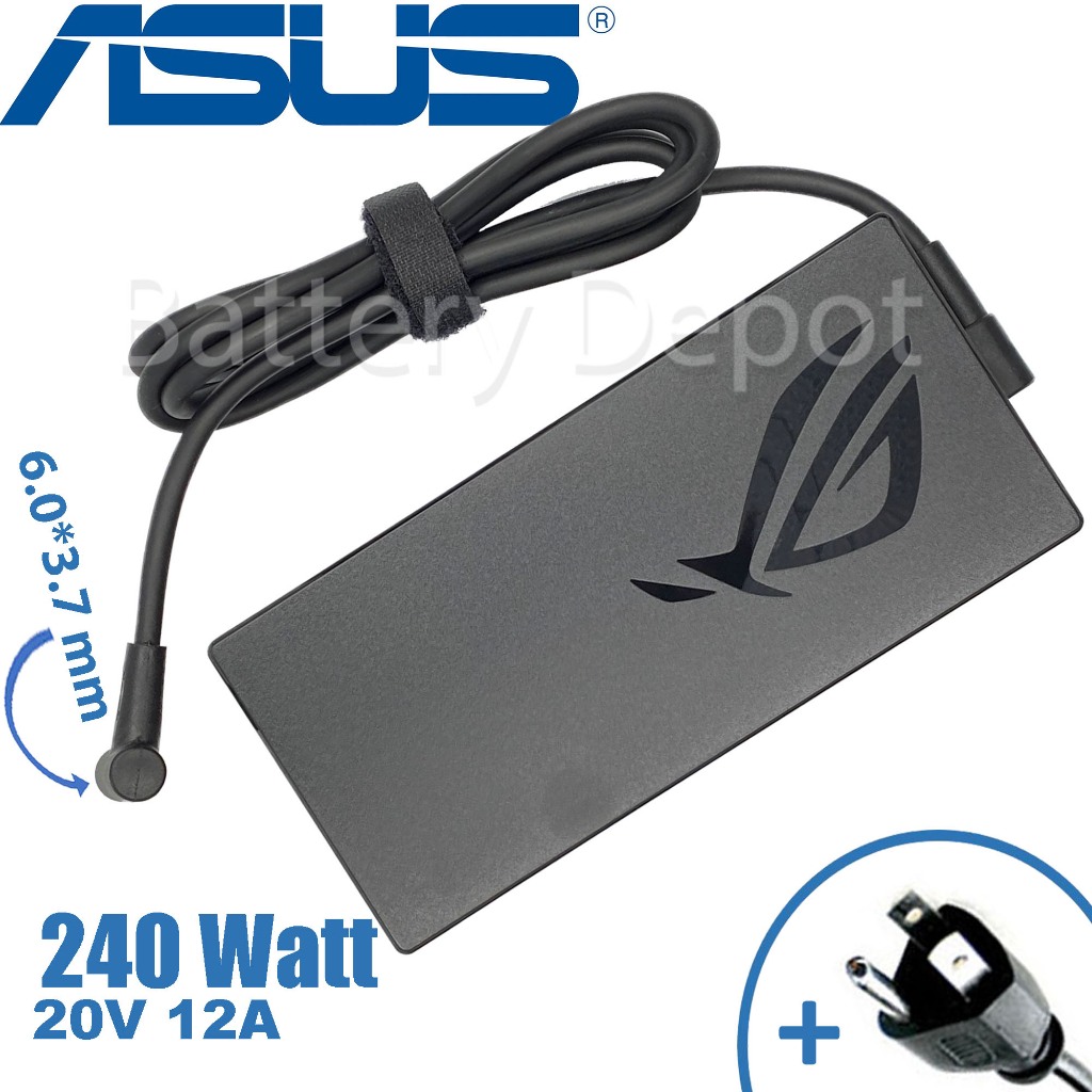 Asus Adapter ของแท้ สำหรับ Asus ROG Zephyrus M16 (2022) GU603 GU603Z GU603ZM GU603ZE GU603ZW 240w 6.