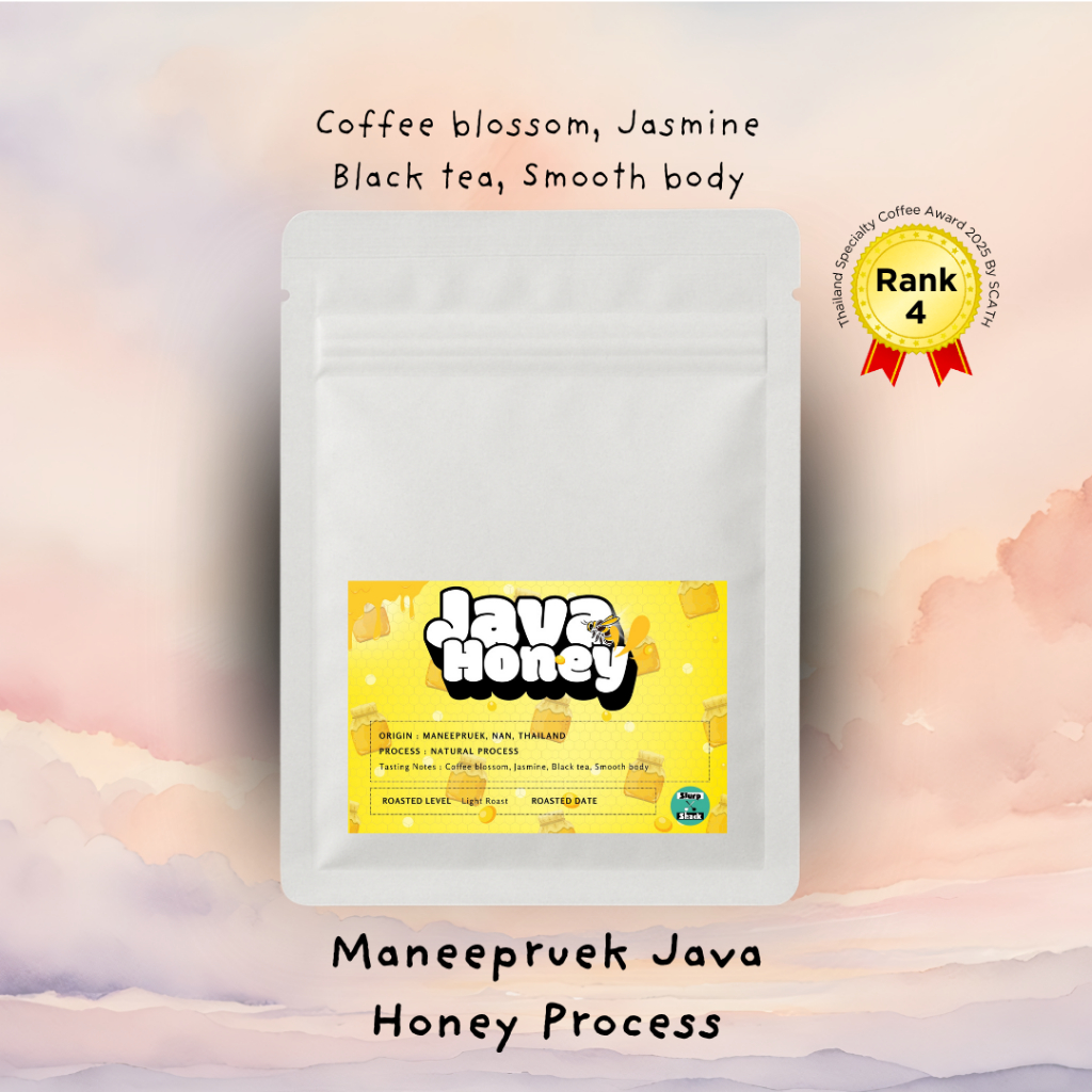 Slurp Shack x มณีพฤกษ์ Java Honey Process 200g SCATH 2025 Rank #4 lot | คั่วอ่อน