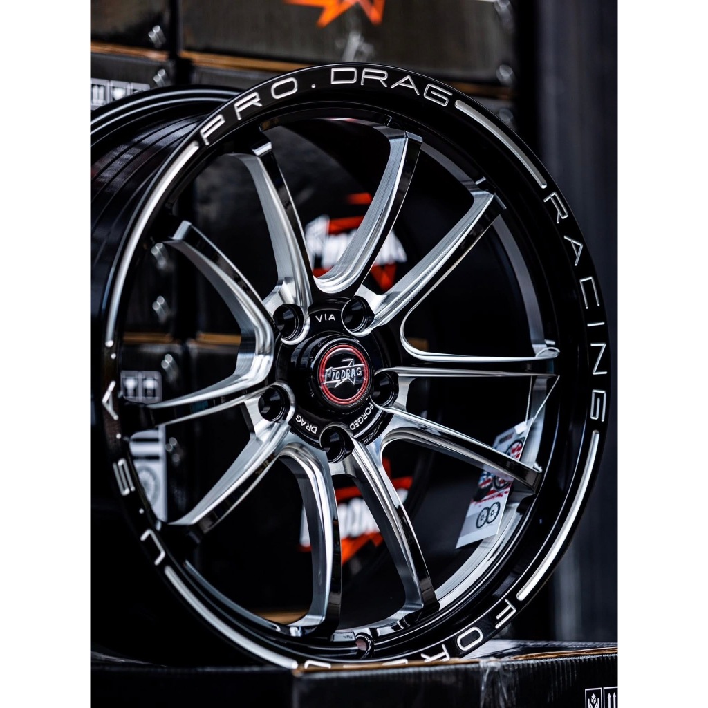 ล้อ PRODRAG รุ่น 5802 ขอบ 18 กว้าง 8.5 นิ้ว ออฟ+38 5รู114.3 แถมฟรี จุ๊บเหล็ก ราคาต่อวง