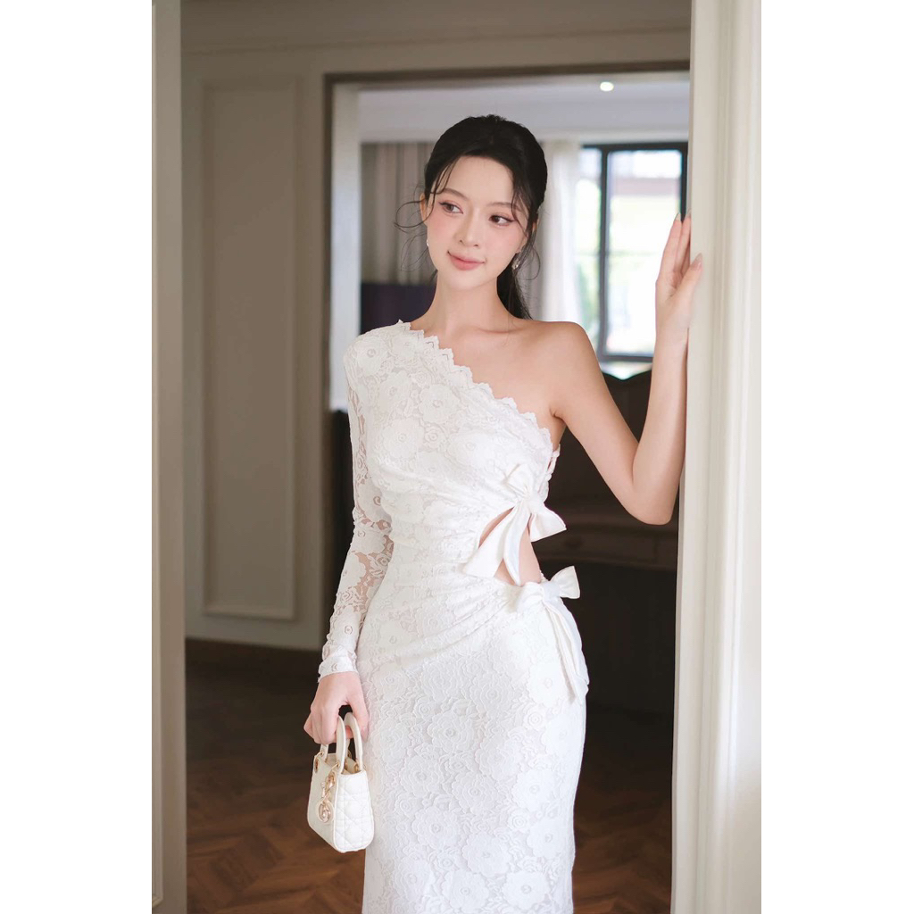 พร้อมส่ง‼️obibi white dress S