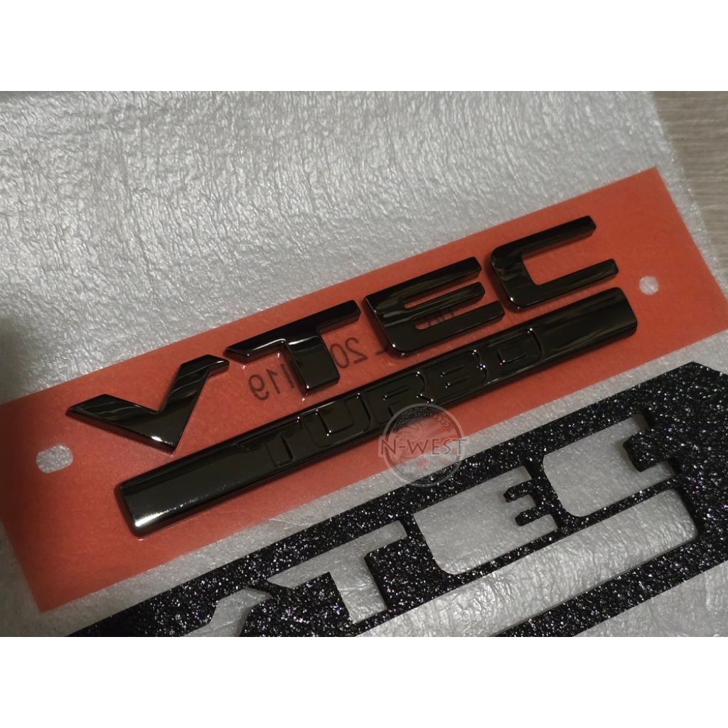 โลโก้ VTEC TURBO รมดำ แท้ HONDA ACCESS