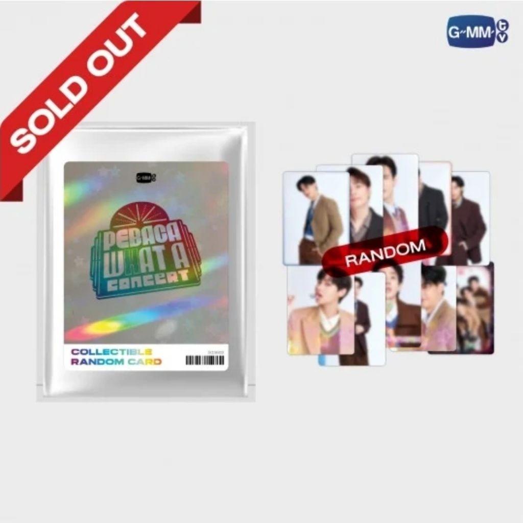 PEBACA WHAT A CONCERT COLLECTIBLE RANDOM CARD #Krist #Singto #Off #Gun #Tay and #New (พร้อมส่ง) ราคา ถูกที่สุด ดีลบีเคเค แกลเลอรีภาพที่ 2