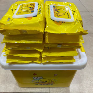 🚀พร้อมส่งในไทยขายส่งยก10ห่อ/ชุด🚀 ลายเป็ดทิชชู่เปียก ทิชชูเปียกเช็คมือและใช้ในบ้านที่ทำงานค่ะ