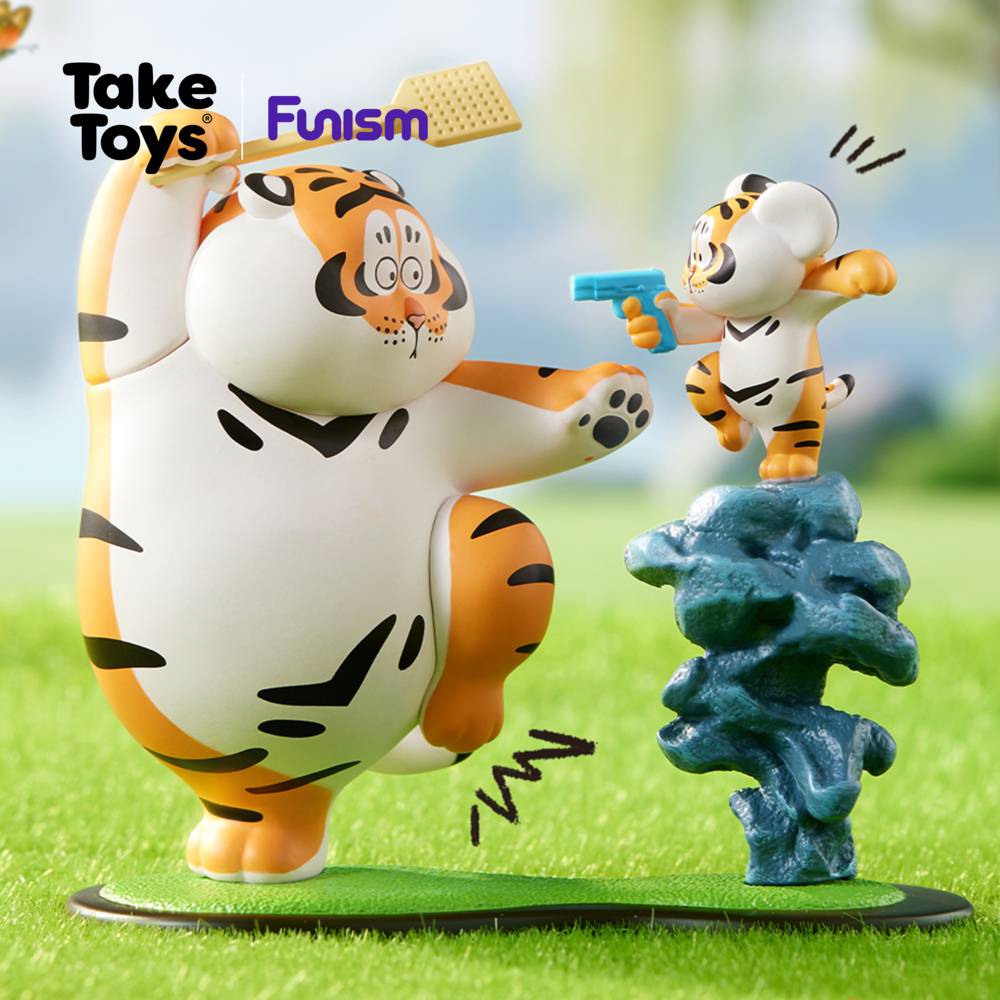 Funism Alexander The Fat Tiger - Roaring Love Series 2 : Epic Filial Fail Blind Box - กล่องสุ่มเสืออ้วน