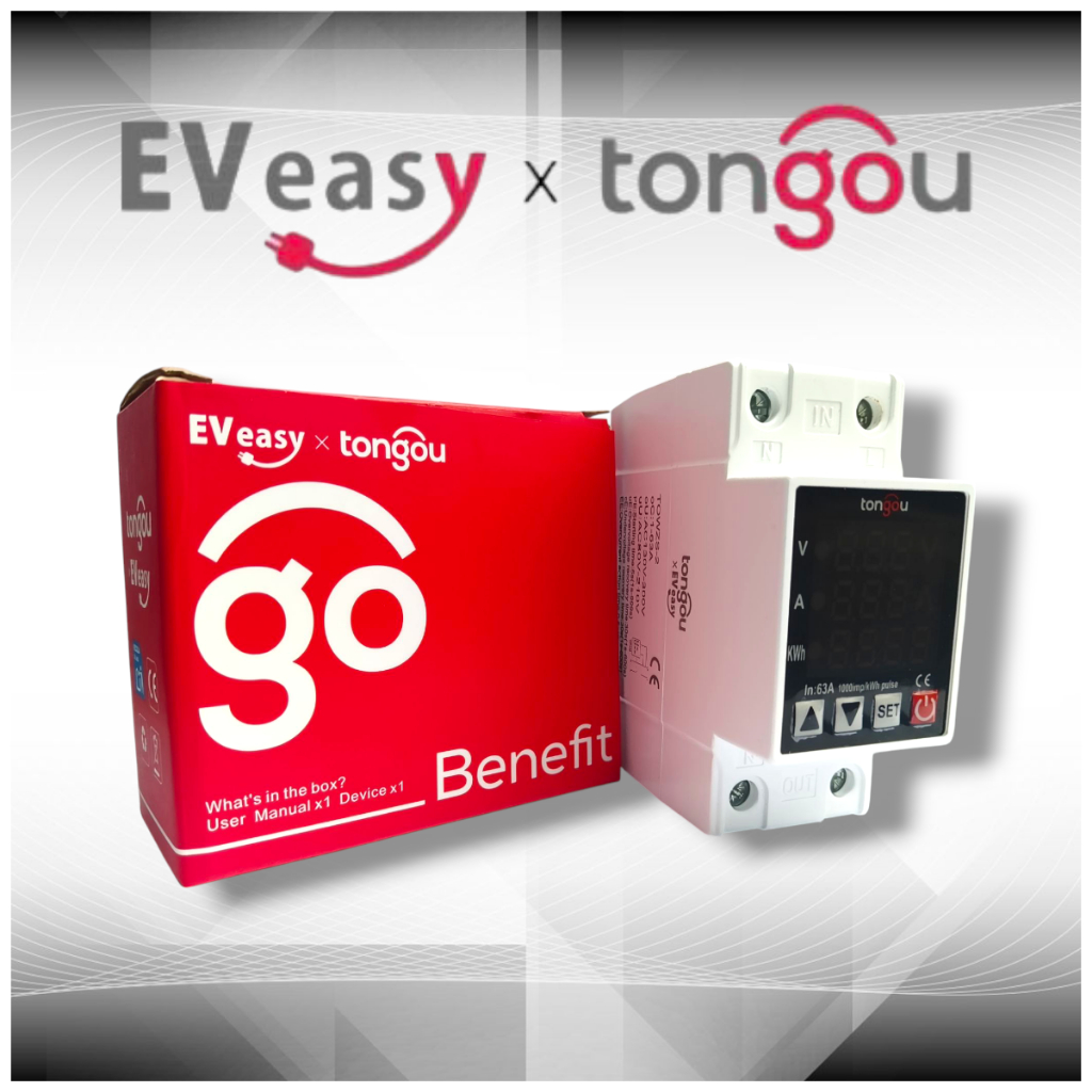 อุปกรณ์ป้องกันไฟเกิน-ไฟตก + กระแสเกิน Tongou x EVEasy