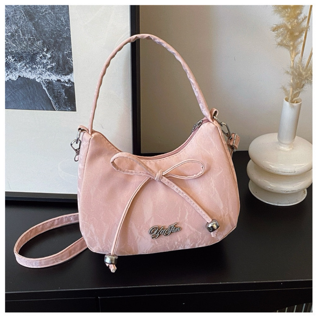 NT SHOP Official กระเป๋าสะพายข้างสำหรับผู้หญิง สีพาสเทลสวยๆ สไตล์หวานๆ สินค้าพร้อมส่ง ไม่ต้องรอนาน