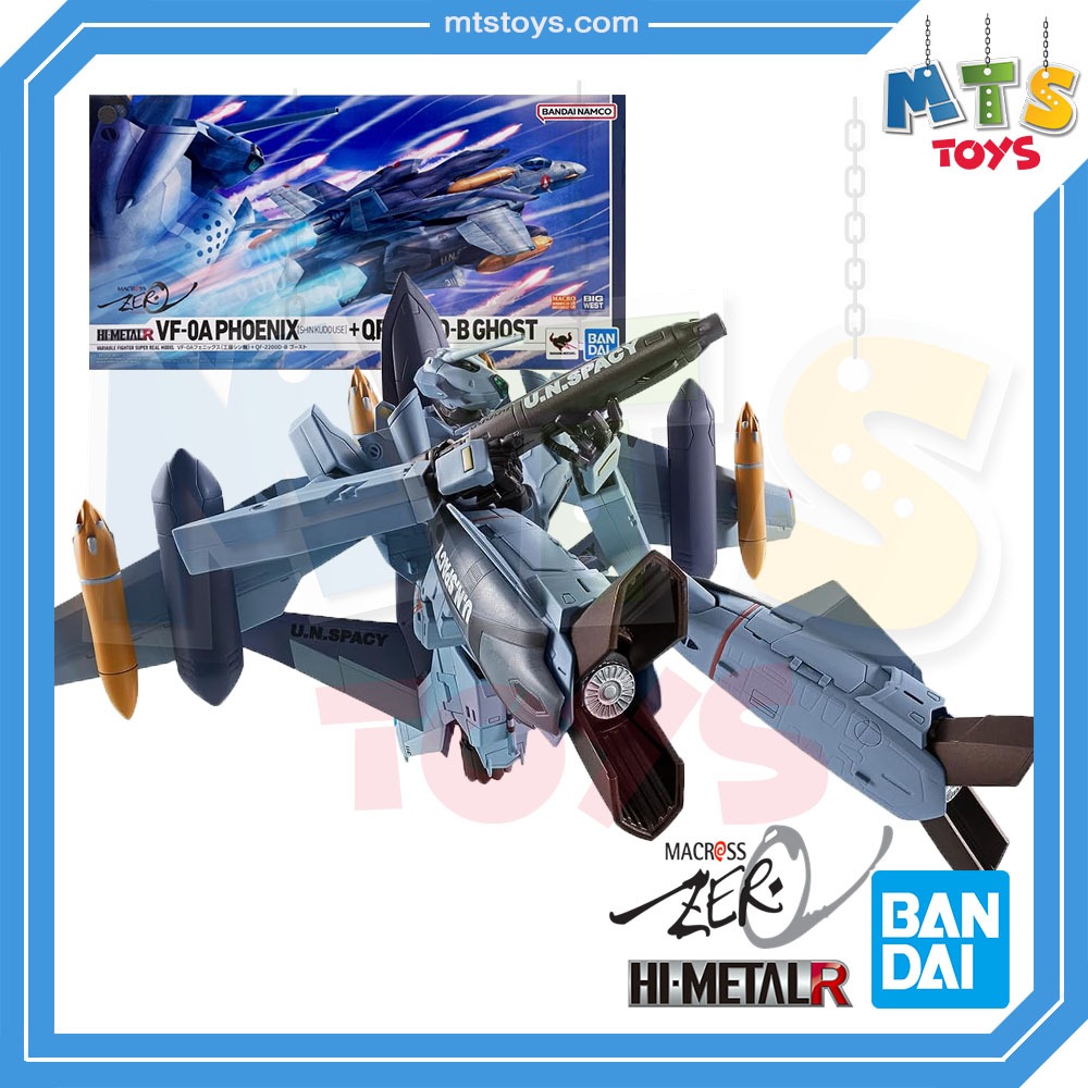 **MTS Toys**Hi-Metal R Macross : VF-0A Phoenix+QF2200D-B Ghost [Shin Kudo Use] ของแท้จากญี่ปุ่น