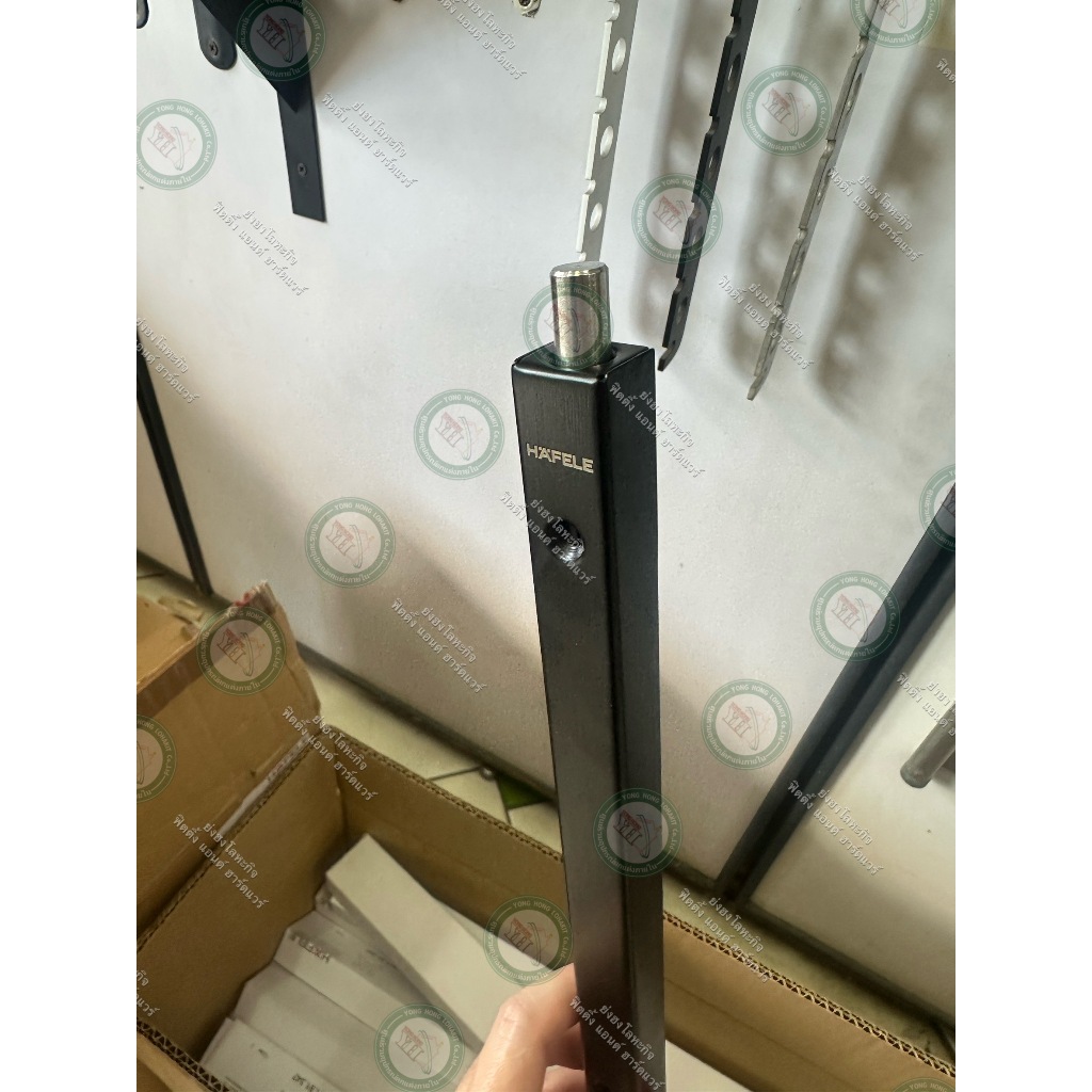 HAFELE 911.81.347 กลอนฝัง สีดำ กลอนประตู กลอน สแตนเลส 304 HAFELE  24 นิ้ว Lever action flush bolt ราคา ถูกที่สุด ดีลบีเคเค แกลเลอรีภาพที่ 7