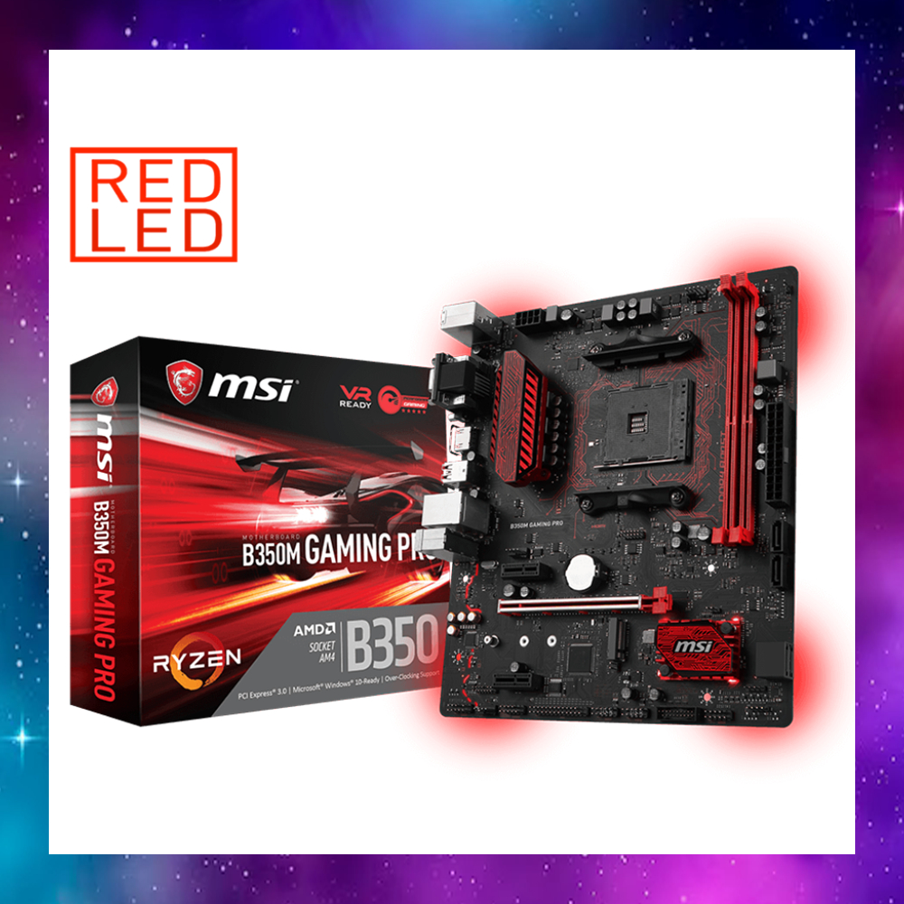 MAINBOARD (เมนบอร์ด) AM4 MSI B350M GAMING PRO RYZEN ใช้งานปกติ
