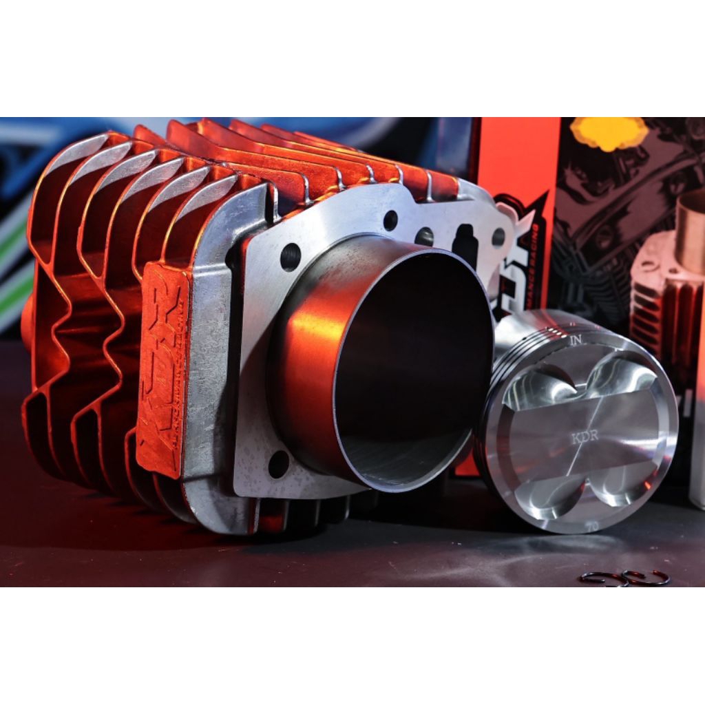 เสื้อหล่อKDR พร้อมปลอก พร้อมคว้าน พร้อมลูกสูบ66-74มิล