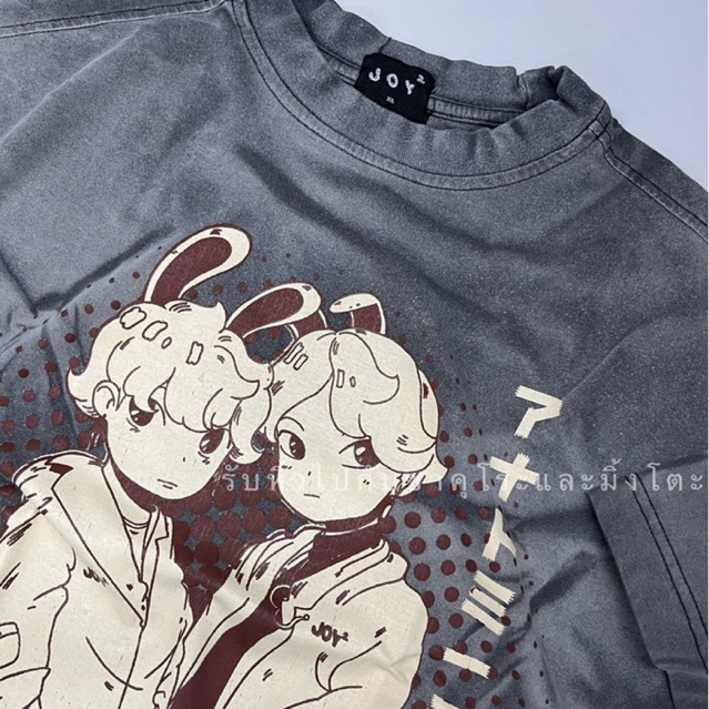 เสื้อวง ANATOMY RABBIT x JOY2 ( Black Snow Fade )