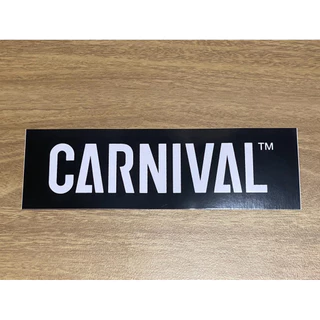 [พร้อมส่ง ของแท้💯] สติ๊กเกอร์ CARNIVAL BLOCK LOGO STICKER