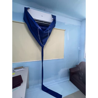 ผ้าใบล้างแอร์ไนล่อนเคลือบPUหนา ขนาด2x3เมตร กันน้ำยาเคมี9000- 24000 BTU (สีน้ำเงิน) พร้อมส่งทุกวัน