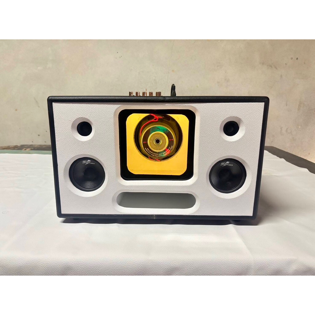 ลำโพงบลูทูธแบตในตัว ลำโพงบลูทูธ ลำโพงแบนพาส6.5นิ้ว