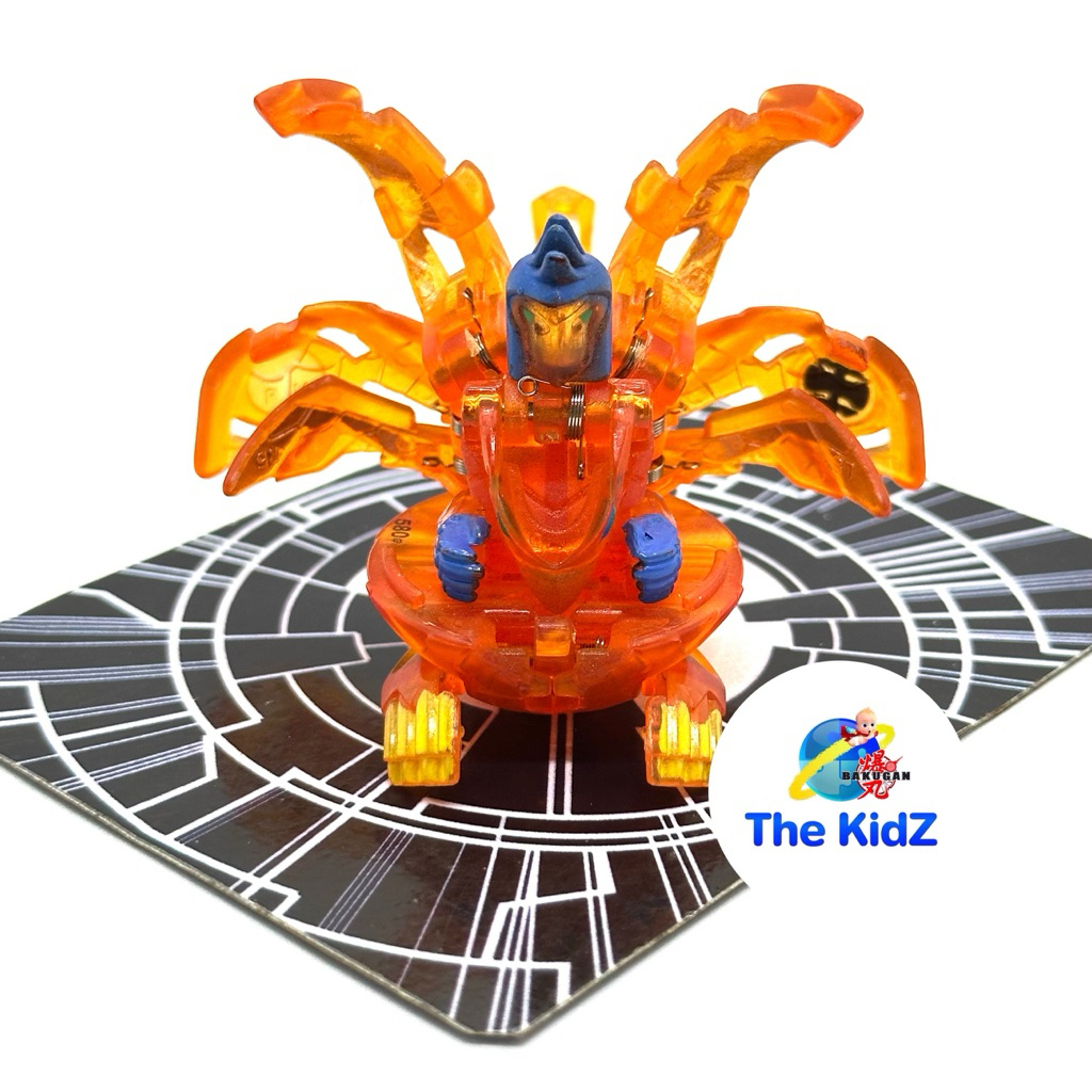 บาคุกัน Bakugan Battle Brawlers B2 Subterra Bakusolar Orange Clear Translucent Ingram