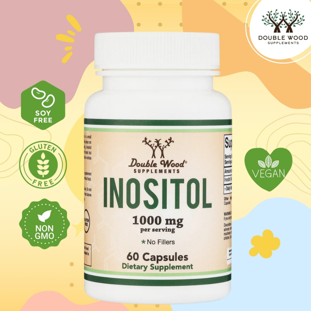 Inositol by Double Wood 🌺ช่วยปรับสมดุลฮอร์โมนเพศหญิง ส่งเสริมการตกไข่ ลดความเสียงถุงน้ำรังไข่หลายใบ🌺