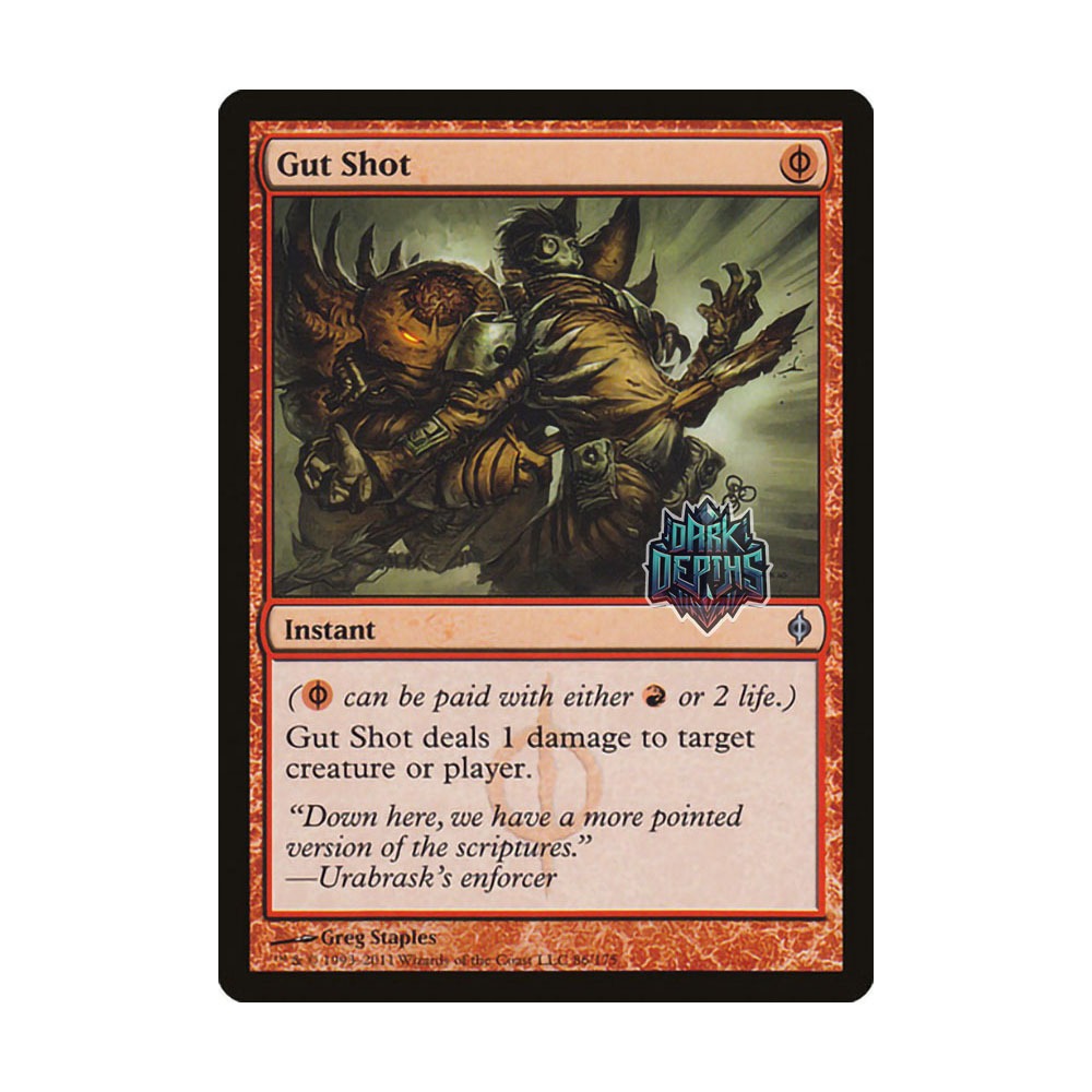 [MTG] Gut Shot [NPH] [RED] [INSTANT] [U] - Magic the Gathering SINGLES