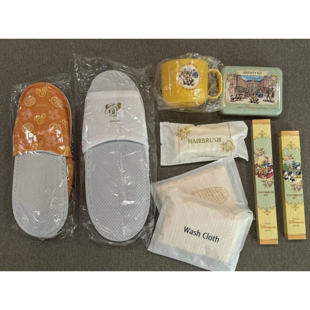 Tokyo Disney Resort Hotel Amenities Body Towels ของใหม่​ ชุด​ 3ชิ้น