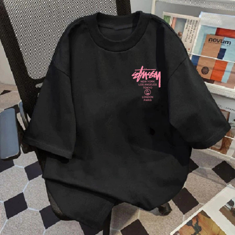 (จัดส่งตลอด 24 ชั่วโมง) FACAI เสื้อยืด แฟชั่น letter พิมพ์ลาย ใส่สบาย ทรงหลวม oversize คอกลม สไตล์เกาหลี ราคา ถูกที่สุด ดีลบีเคเค แกลเลอรีภาพที่ 2