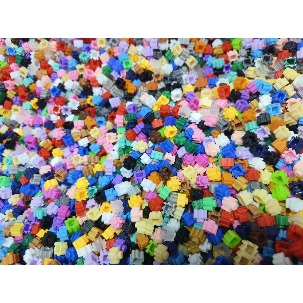 (พร้อมส่ง )1000 ชิ้น บล็อคตัวต่อ ตัวต่อเฟือง บล็อคเฟือง เลโก้เฟือง ขนาด 8 mm