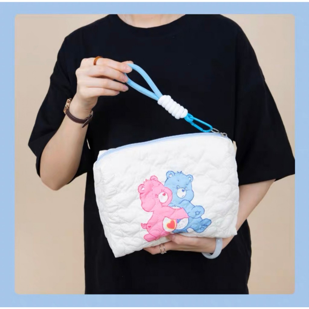 รวม กระเป๋าดินสอแคร์แบร์ ปักลายหมีน่ารัก care bears กระเป๋าคลัทซ์
