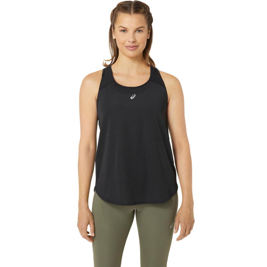 ASICS : 2012C986.001 ROAD TANK WOMEN RUNNING ผู้หญิง เสื้อกล้าม ของแท้  PERFORMANCE BLACK