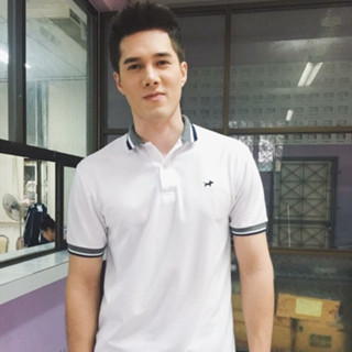 เสื้อโปโล BULLTUS BRAND มีถึง 10XL อก 60” สีขาว (เทา) 3 Tone…