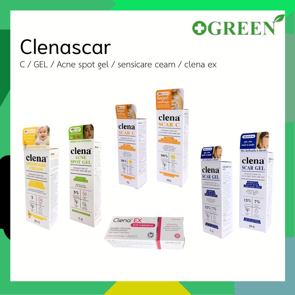 Clenascar คลีนาสการ์ บรรเทาอาการระคายเคืองผิวหนัง ผิวเเห้ง เเละอาการคัน
