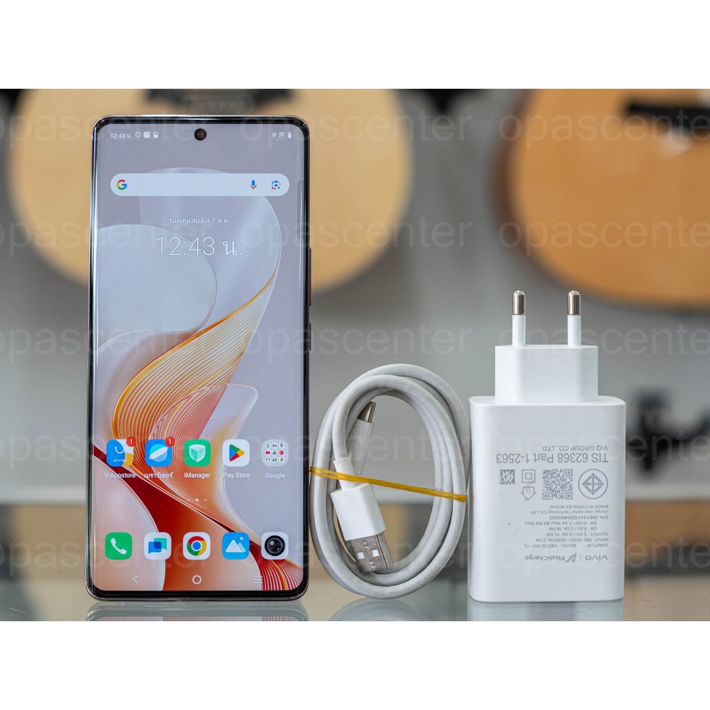 **มือสอง**สมาร์ทโฟน vivo V40 (12+256GB) Sunglow peach (5G) สภาพใหม่ ประกันศูนย์ 11-2568