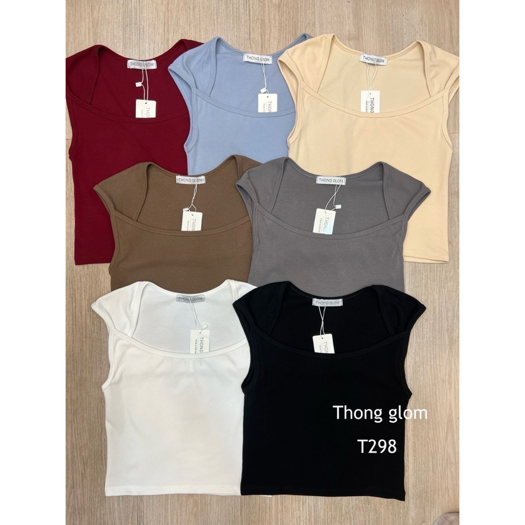T298เสื้อครอปแขนล้ำ ดีเทลต่อหน้า ลุคนี้เกาหลี
