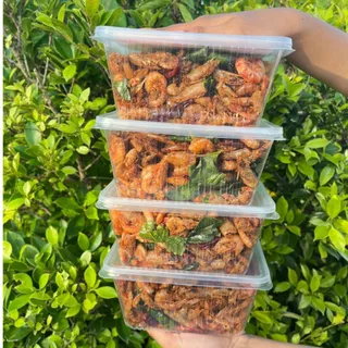 ขายดี!! 🦐 กุ้งอบกรอบสามรส สมุนไพร🦐 พร้อมทาน หวานน้อย อร่อย พร้อมส่ง!!