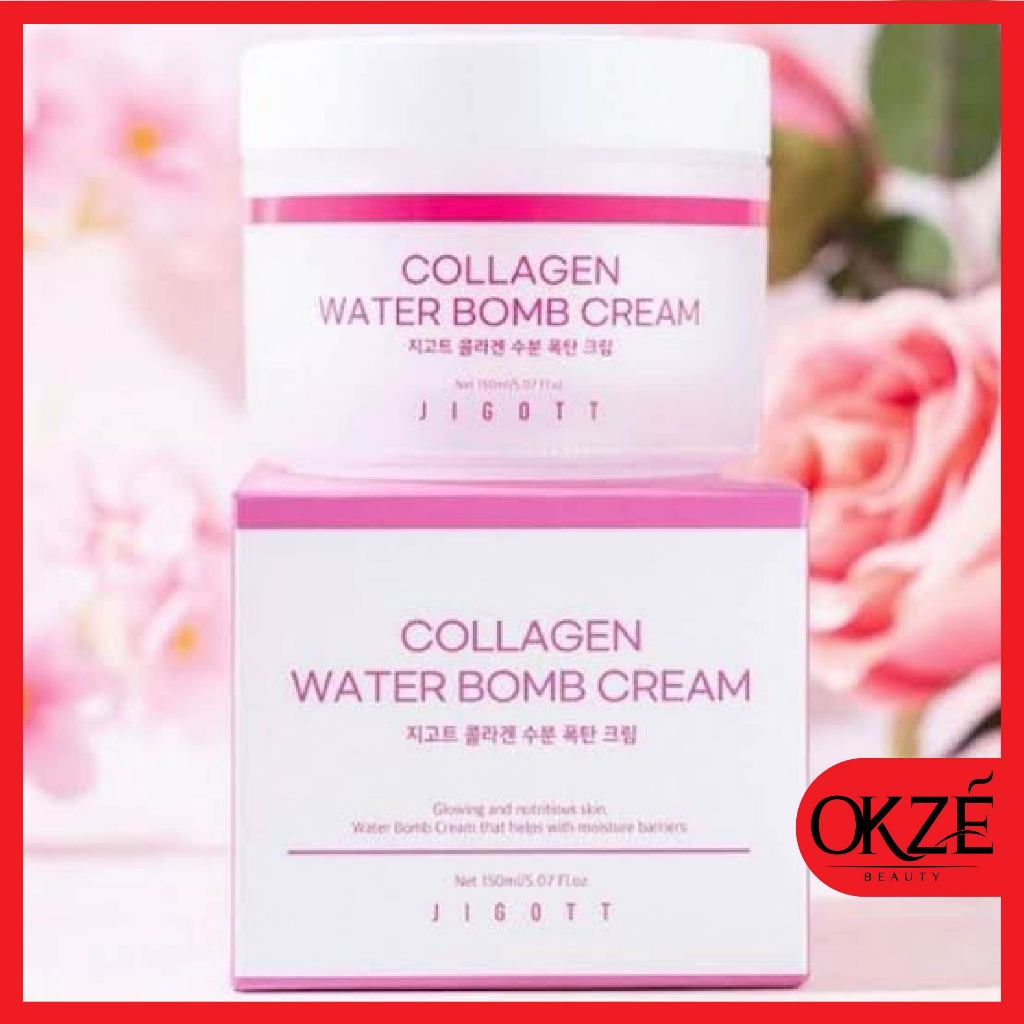 จีก็อต คอลลาเจน วอเตอร์ บอม ครีม JIGOTT COLLAGEN WATER BOMB CREAM