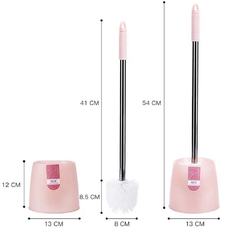 แปรงขัดห้องน้ำ แปรงล้างสุขภัณฑ์ แบบหัวกลม ที่ขัดห้องน้ำ ไม้ขัดส้วม ได้ทั้งแขวนและตั้งไม่ต้องเจาะรูให้พนังเสียหาย - รูปที่ 7