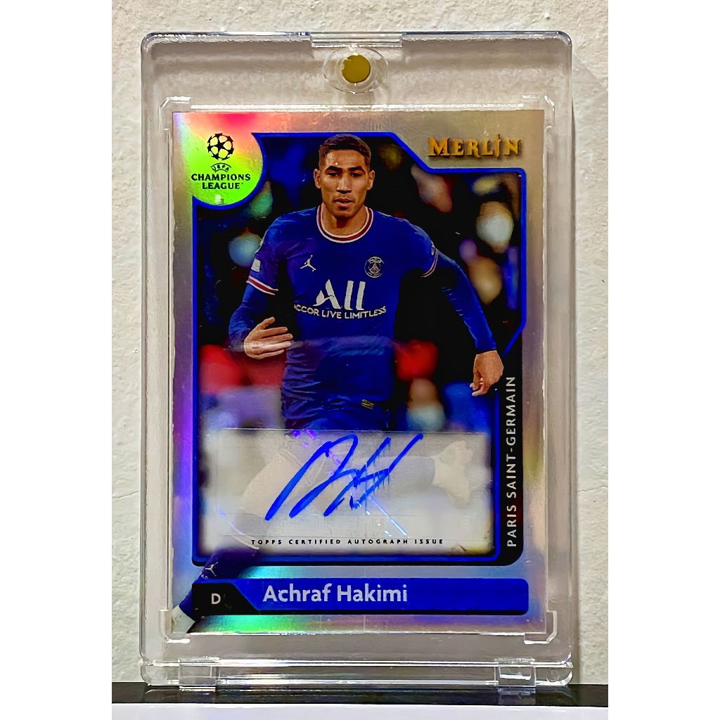 การ์ดลายเซ็นนักฟุตบอล Hakimi