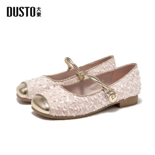 DUSTO รองเท้าแมรี่เจน คัทชูส้นเตี้ยมีสายคาดหัวตัด ฤดูกาล2025…