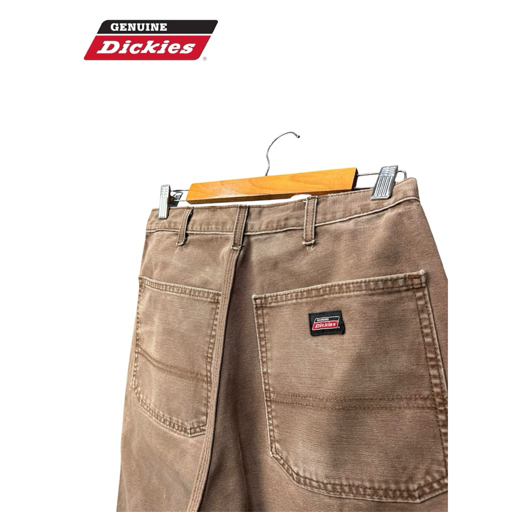 กางเกงยีนส์ Dickies 👖💯% ทรงช่าง ขากระบอก สีน้ำตาล