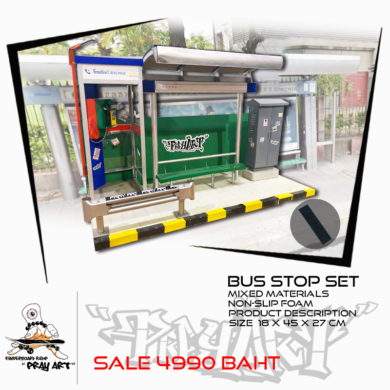 Pray Art Bus Stop Set