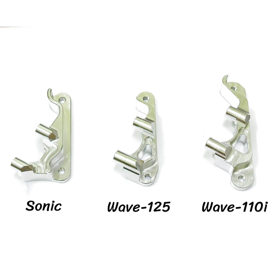 ขาจับปั้ม 8.1 KTM ตัวใหม่ (CNC) Sonic / Wave-125 / Wave-110i (Wave125 ปลาวาฬ/LED) โช้คเดิม จานเดิม (มีขายส่ง)
