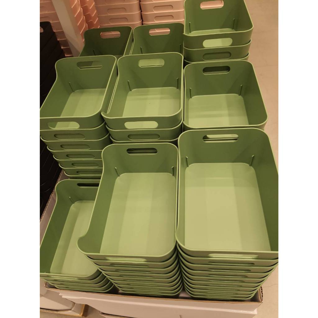 กล่องพลาสติกใส่ของเอนกประสงค์ 24*17 ซม. แบรนด์อิเกีย รุ่น UPPDATERA อุปป์ดาเทียร่า  แท้จากสโตร์