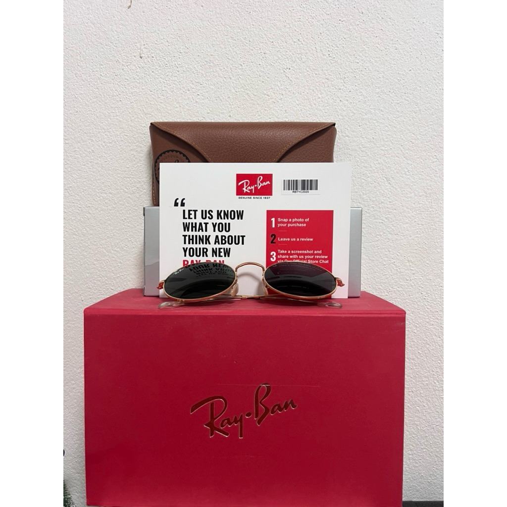แว่นrayban อุปกรณ์ครบกล่อง ใส่สวย