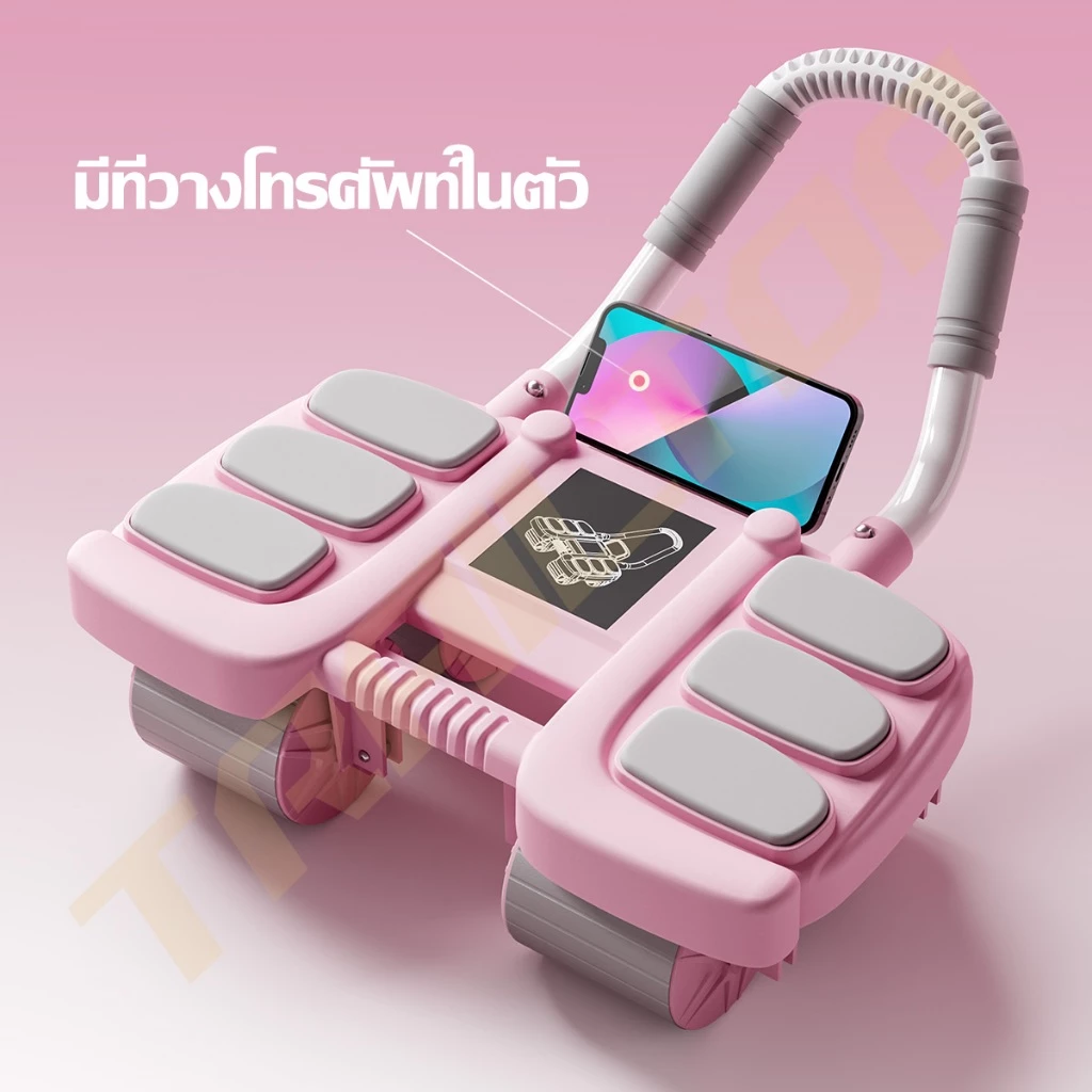 TRAILTOP ลูกกลิ้งบริหารหน้าท้อง เลื่อนกลับอัตโนมัติ thumbnail 7
